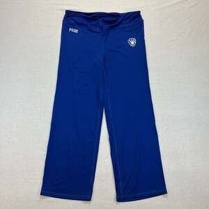 Milwaukee Brewers MLB Leggings Yoga Pants Womens XL Straight Leg Blue Relaxed